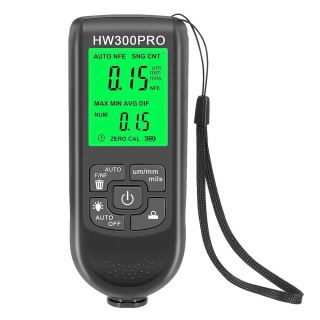 MIERNIK TESTER CZUJNIK GRUBOŚCI LAKIERU LCD HW-300PRO V2