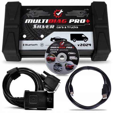 MULTIDIAG PRO+ SILVER 2025 TESTER INTERFEJS DIAGNOSTYCZNY OBD 2 SKANER j.PL