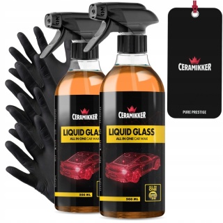 Quick Detailer Wosk Do Auta Na Mokro Nabłyszczacz do Lakieru Ceramikker x2