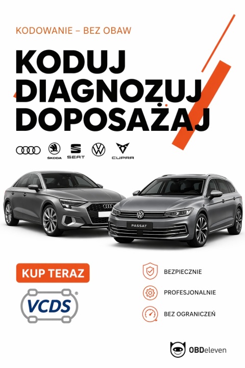 Zeszyt kodowań i adaptacji VCDS - PREMIUM (20mb) + MQBevo SFD - 2024